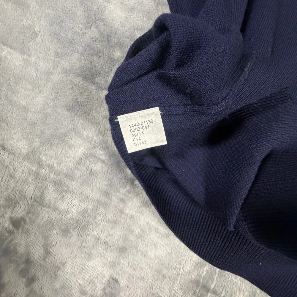 Jos. A. Bank Signature Collection Navy Blue Italian Merino Wool Sweater Vest XXL